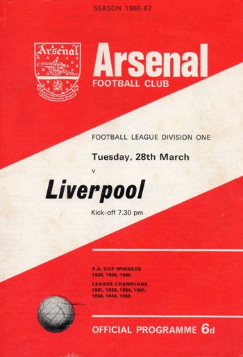 Match programme